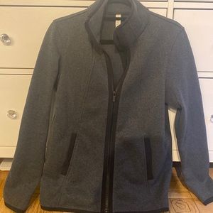 LuluLemon Knit WarmUp Jacket. Grey, Size 6